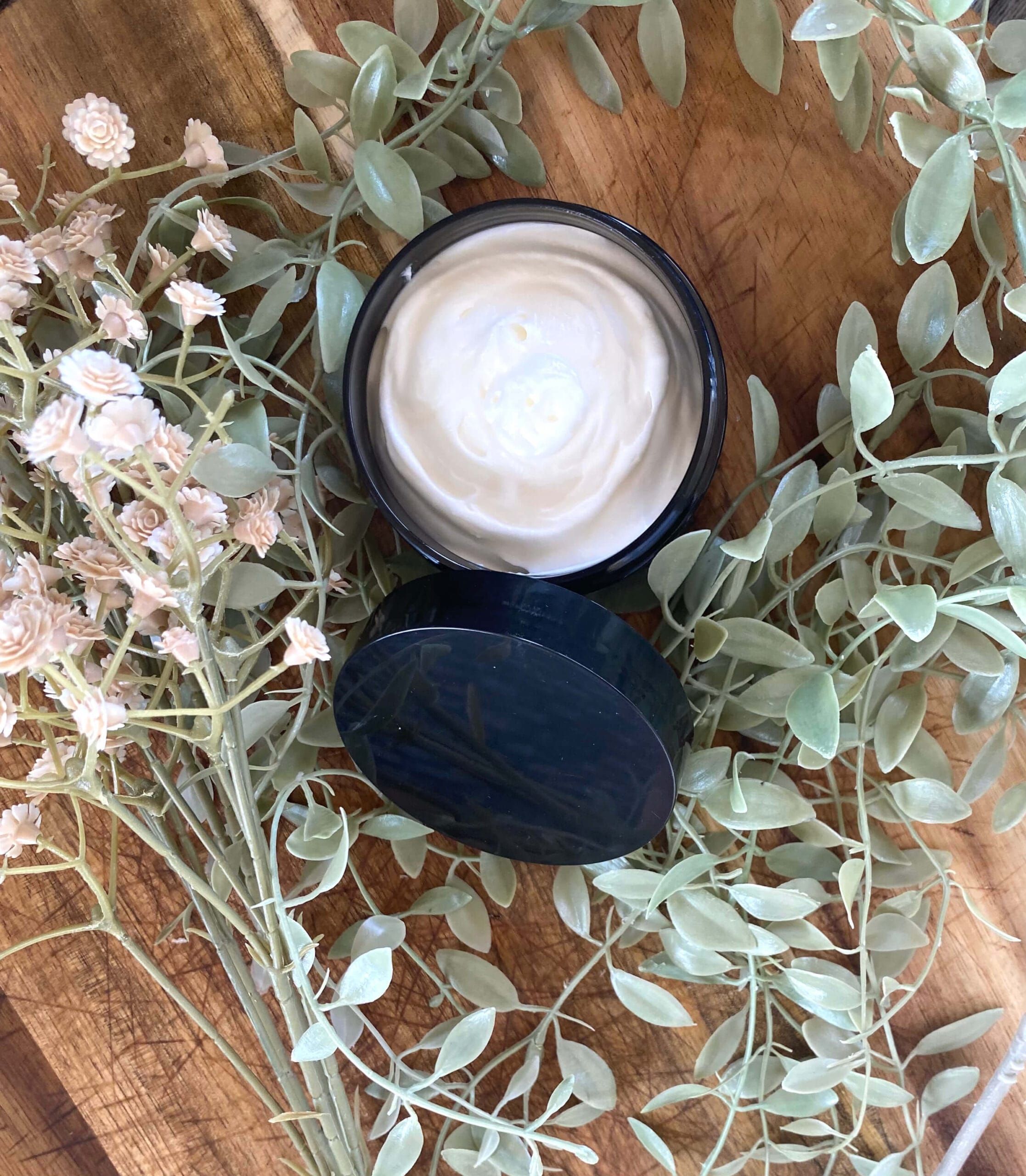 Cool and refreshing Eucalyptus Spearmint whipped tallow—invigorating, soothing, and deeply hydrating.