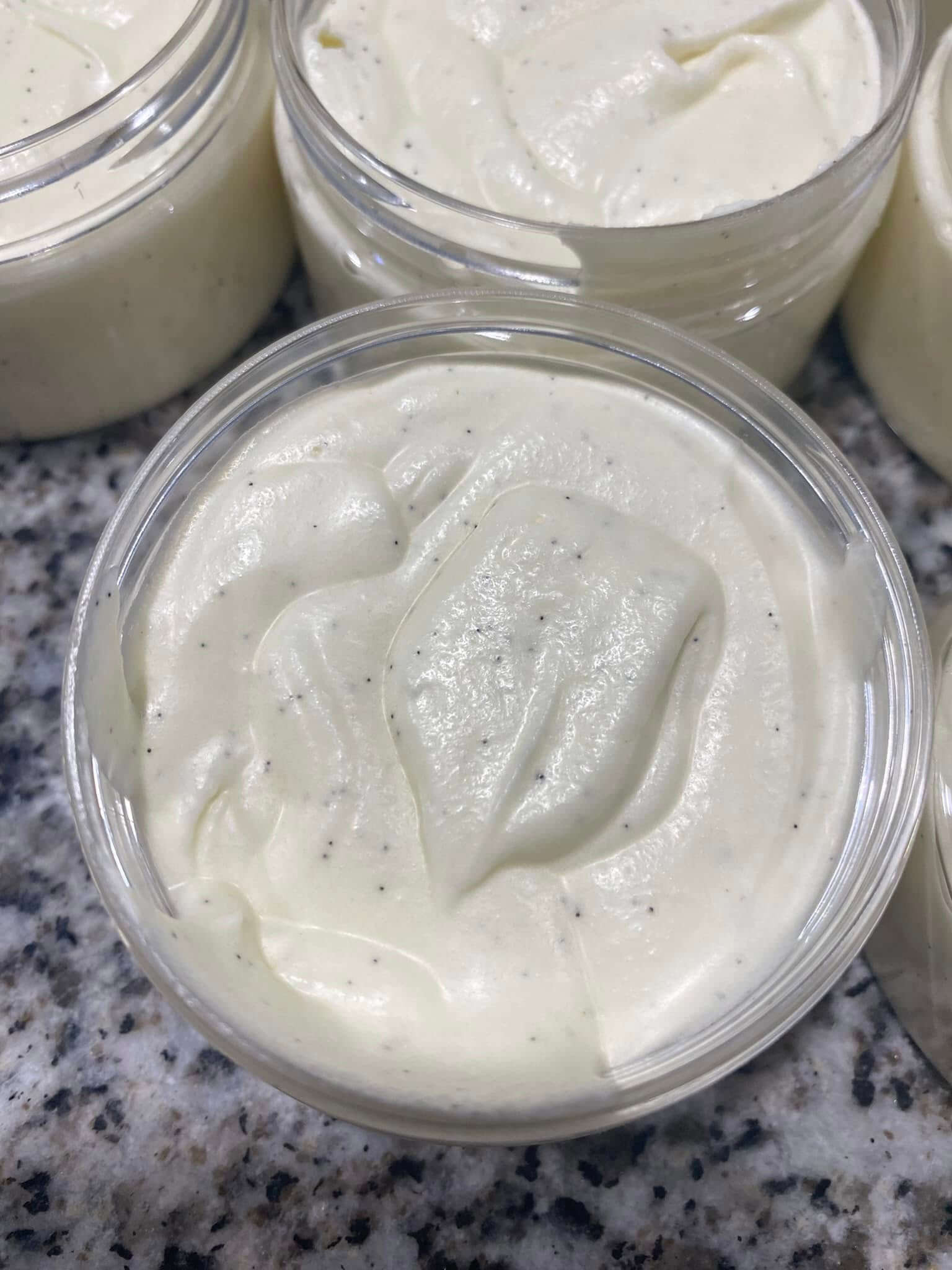 Vanilla & Calendula whipped tallow—gentle and hydrating with a calming, soothing aroma.