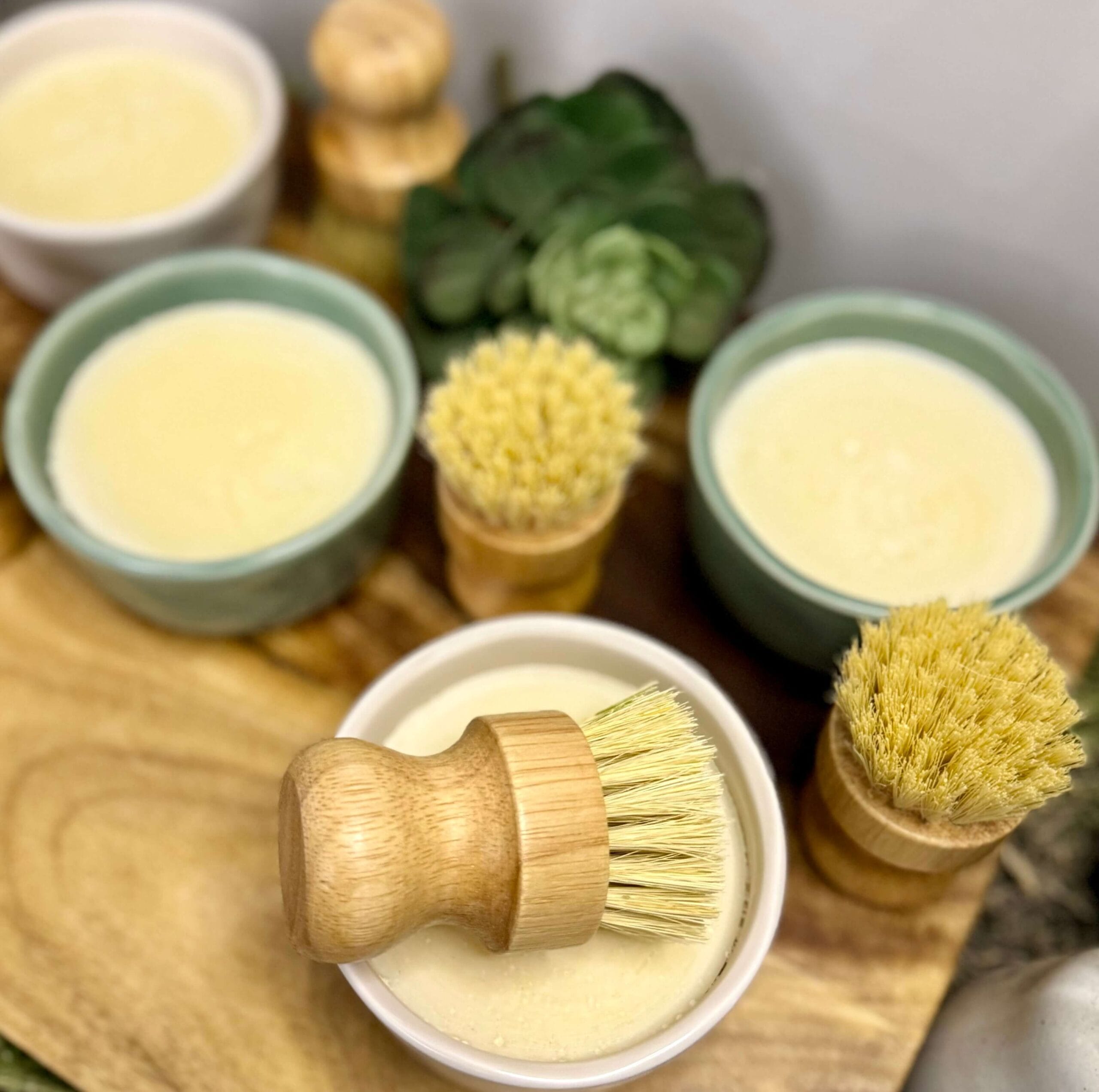 Kitchen Lemon tallow dish soap bar—bright citrus scent, natural, zero-waste, and tough on grease.