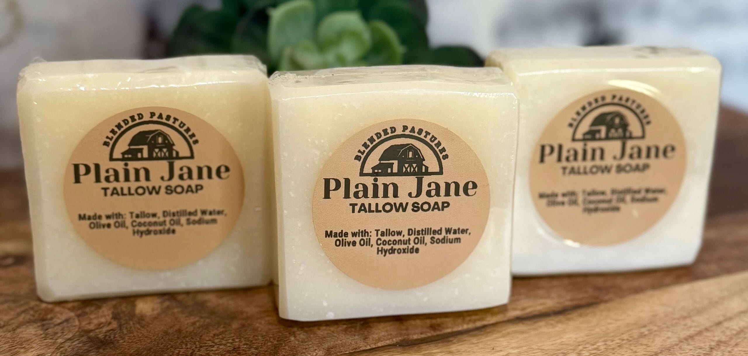 tallow soap bar for sensitive skin - all natural tallow soap made on our Alabama farm