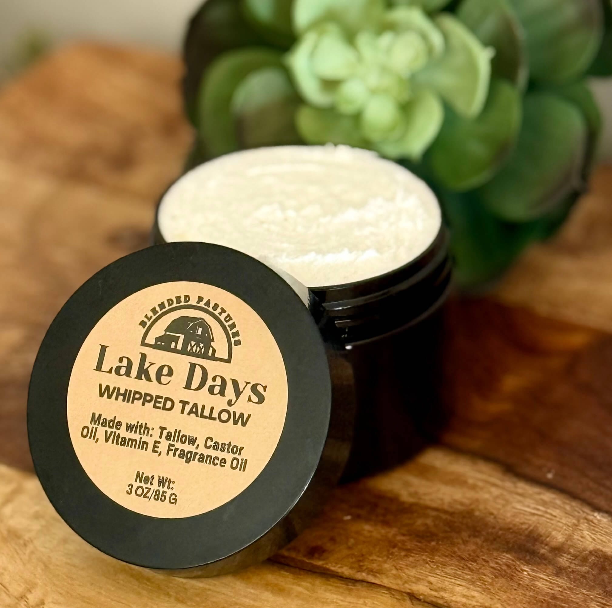 Lake Days whipped tallow lotion